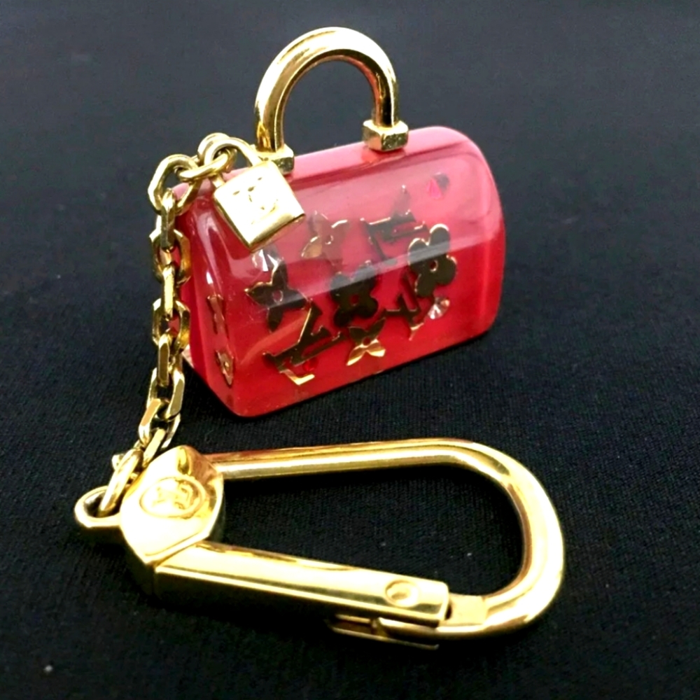 LOUIS VUITTON MONOGRAM SPEEDY KEY  RING CHARM/E0320